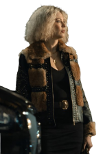 Leonor Watling Salvador Carla Studded Leather Jacket - Image 3